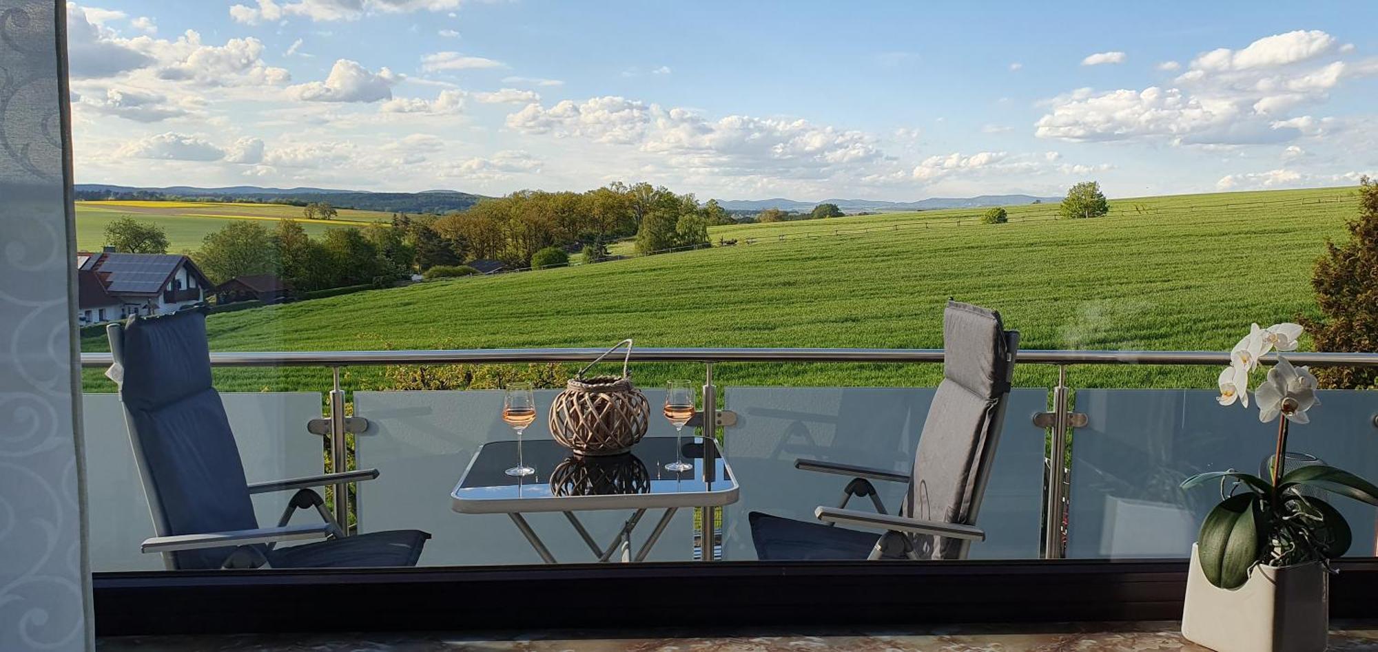 Ferienwohnung Landblick Homberg  Esterno foto